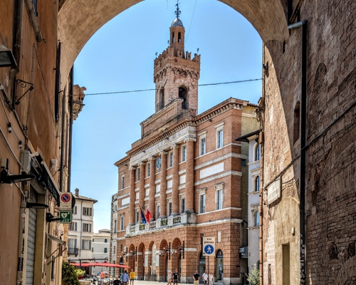 Centro storico di Foligno in Umbria